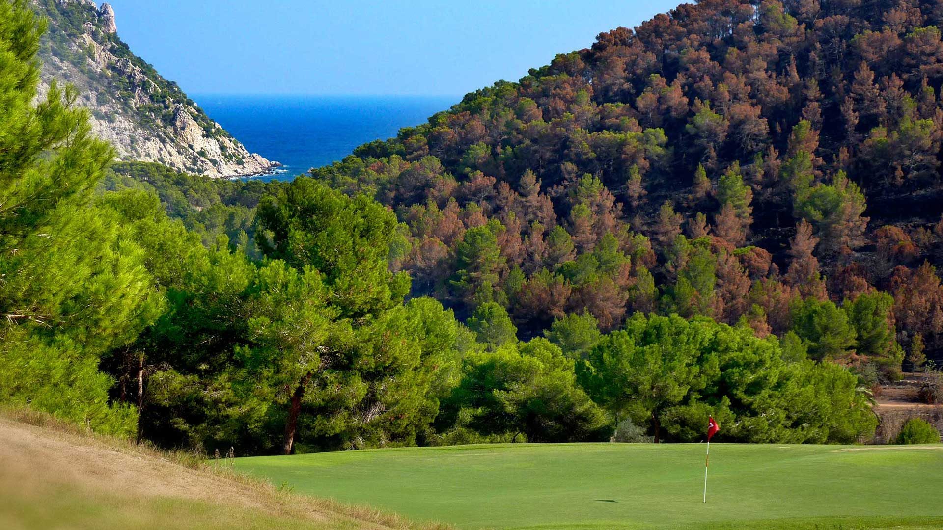 Diseño y desarrollo web campo de Golf Ibiza, Islas Baleares